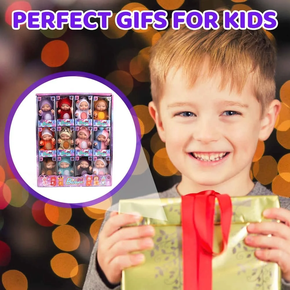 Міні Лялька Fiotha 12 шт. 9 см Різнокольоровий, фото №7