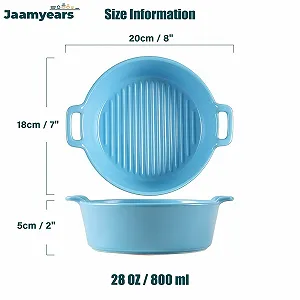 Форма для запікання Керамічна Кругла Термостійка synthetic.ua - Фото 1