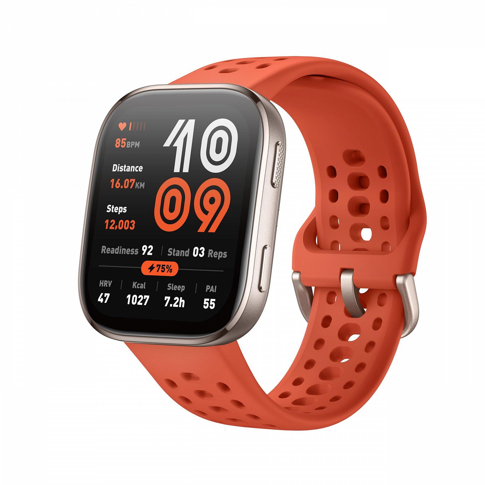 Смарт-годинник Amazfit Bip 6 46мм, AMOLED 1.97", GPS, AI, Bluetooth, функції для тексту, здоров'я, фітнесу та відстеження сну, 140+ режимів тренувань, 5 ATM, фото №1