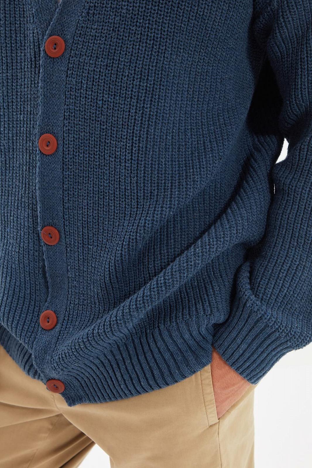 Кардиган TRENDYOL мужской Oversize Basic с V-образным вырезом, фото №4