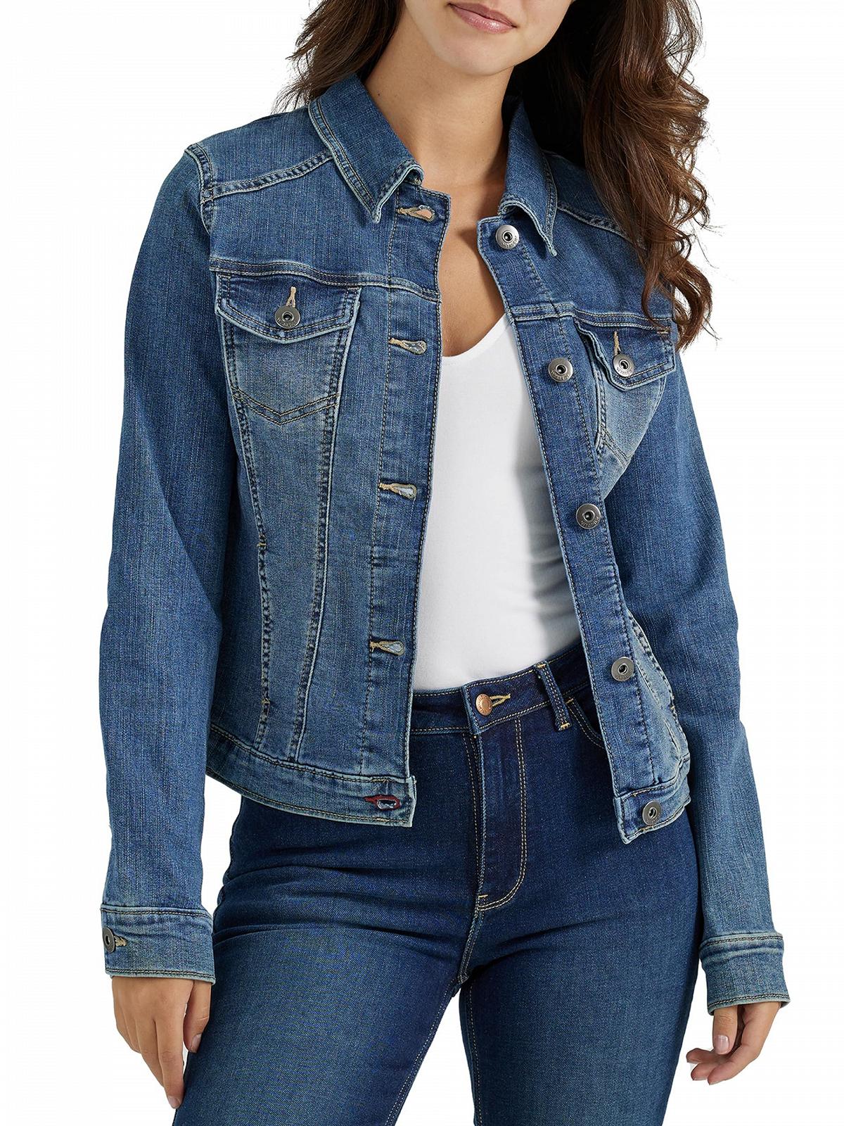 Джинсова куртка Wrangler Authentics Жіноча еластична, фото №1