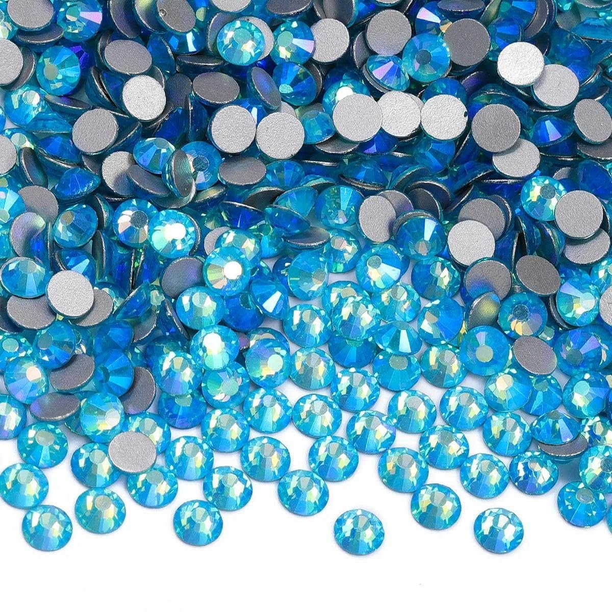 Стрази Плоска задня частина, блакитні кришталеві скляні камені для приклеювання, DIY аксесуари світло-блакитний, розмір 20, 1440 штук, фото №3 Стрази Плоска задня частина, блакитні кришталеві скляні камені для приклеювання, DIY аксесуари світло-блакитний, розмір 20, 1440 штук, фото №3
