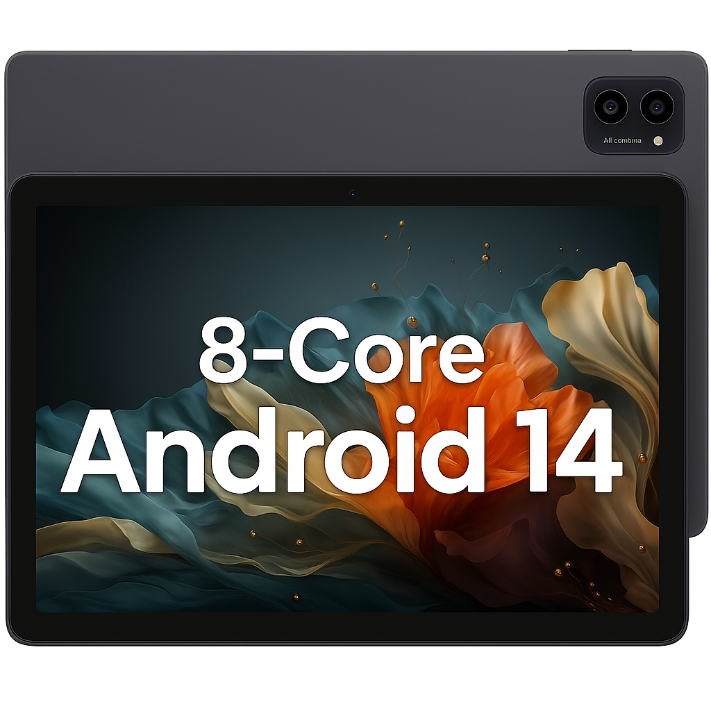 Планшет 10.1" Apolosign EM101C 4+4/64 ГБ 8 ядер Android 14 5000 mAh Gray, фото №1