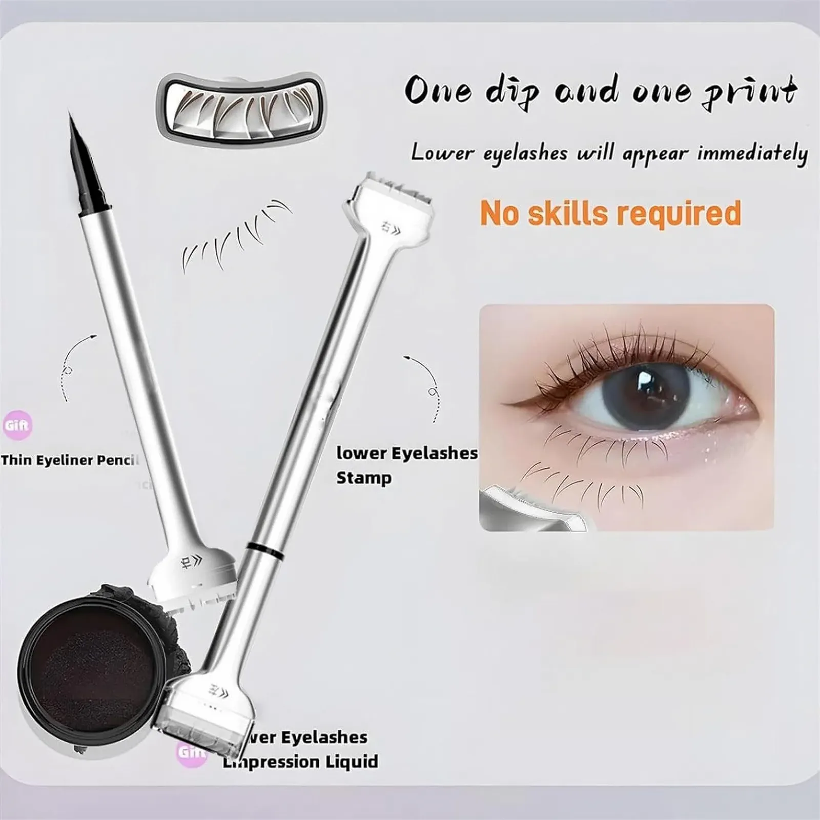 Штамп для подводки глаз Black, фото №6