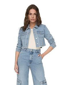 Джинсова Куртка ONLY Onlwonder Ls Cropped DNM Jacket Gua Noos - Фото 1