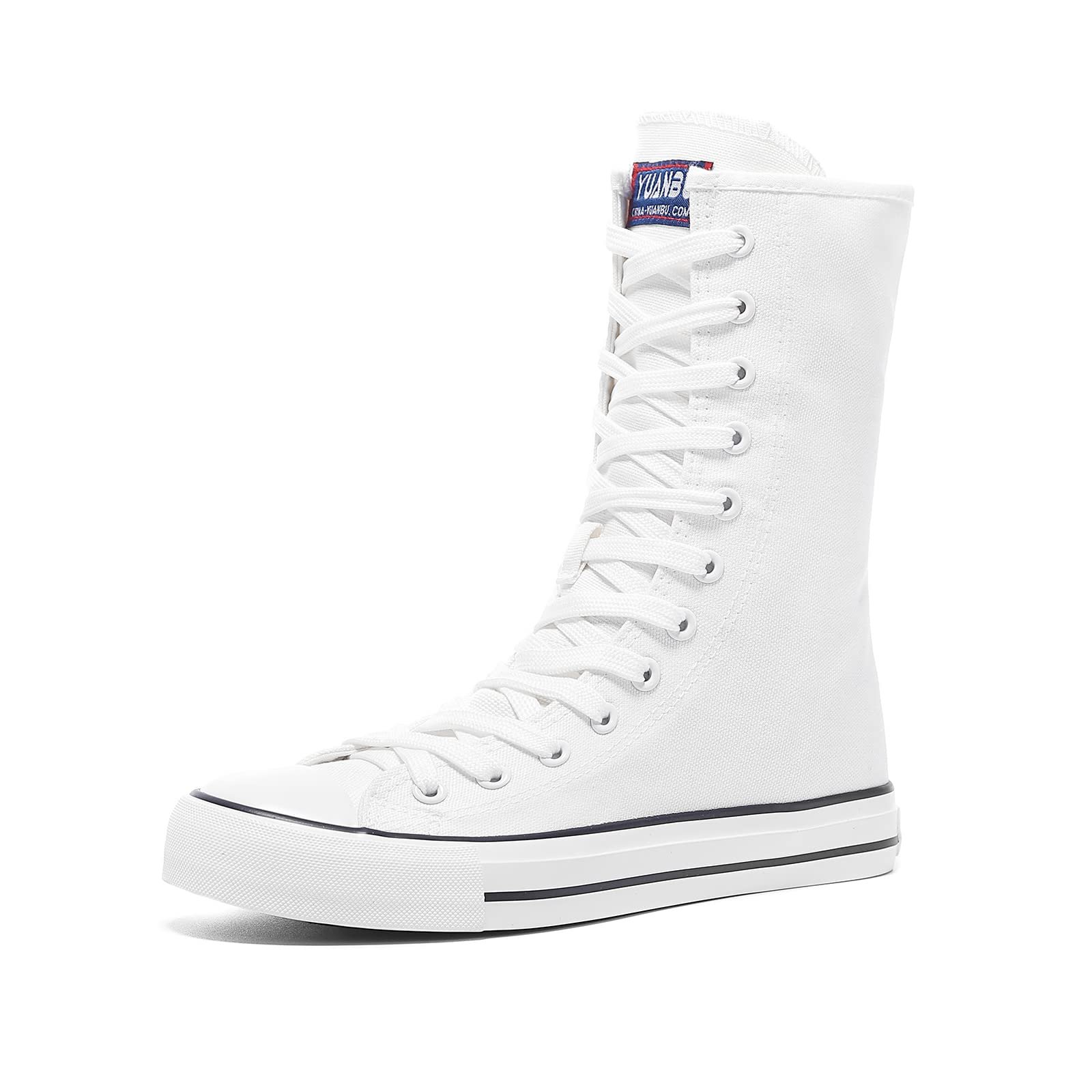 Кеди Momuk Високі Жіночі Тканинні На Шнурівці, фото №3