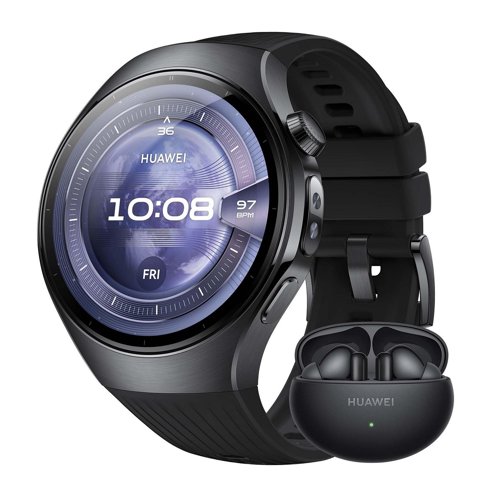 Смарт-часы HUAWEI Watch 5 46мм Midnight Black + Freebuds 6i Black, фото №1