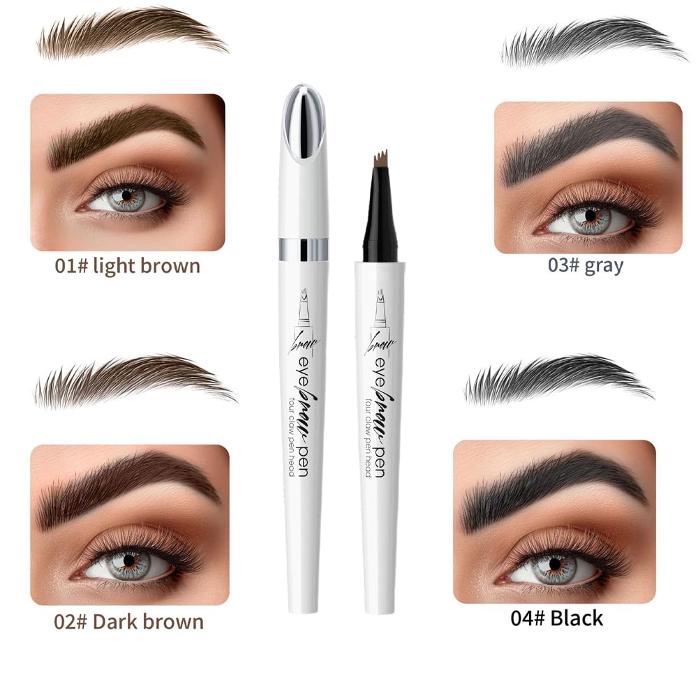 Олівець для брів Magischer Microblading 3D 4-контурний Водостійкий Для натуральних і чітких брів (4 шт.), фото №2