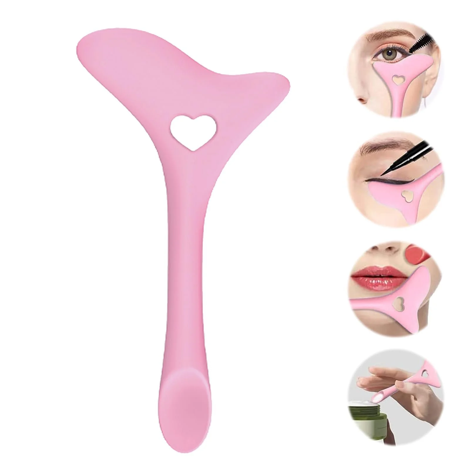 Стилус для макіяжу IOSPKKIO® Силіконовий Рожевий, фото №1