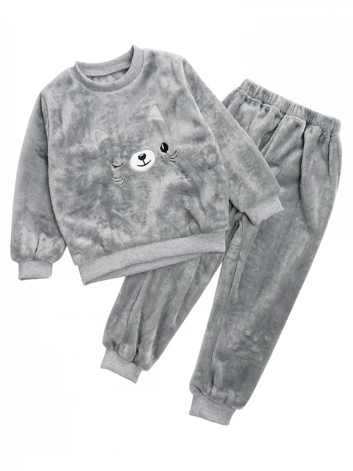 Фланелевая пижама FEESHOW Детская Пушистая, фото №5