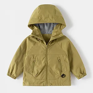 Софтшел куртка XINYUNZU для хлопчиків і дівчаток, вітрозахисна, водонепроникна, з капюшоном і блискавкою synthetic.ua - Фото 1