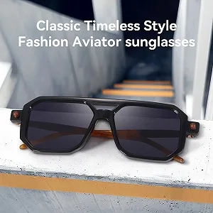 Солнцезащитные очки Dollger Ретро Квадратные 70-х Стильные Винтажные 90-х synthetic.ua - Фото 1