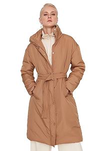 Купить Пуховик TRENDYOL Regular однотонный тканевый зимний - Фото 1 Пуховик TRENDYOL Regular однотонный тканевый зимний - Фото 1