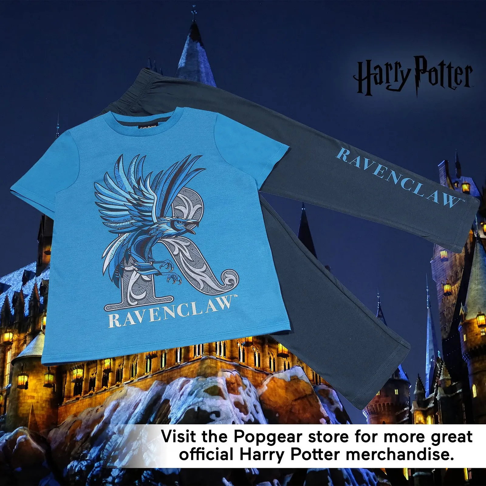 Піжамний комплект Harry Potter Ravenclaw Синій, фото №5 Піжамний комплект Harry Potter Ravenclaw Синій, фото №5