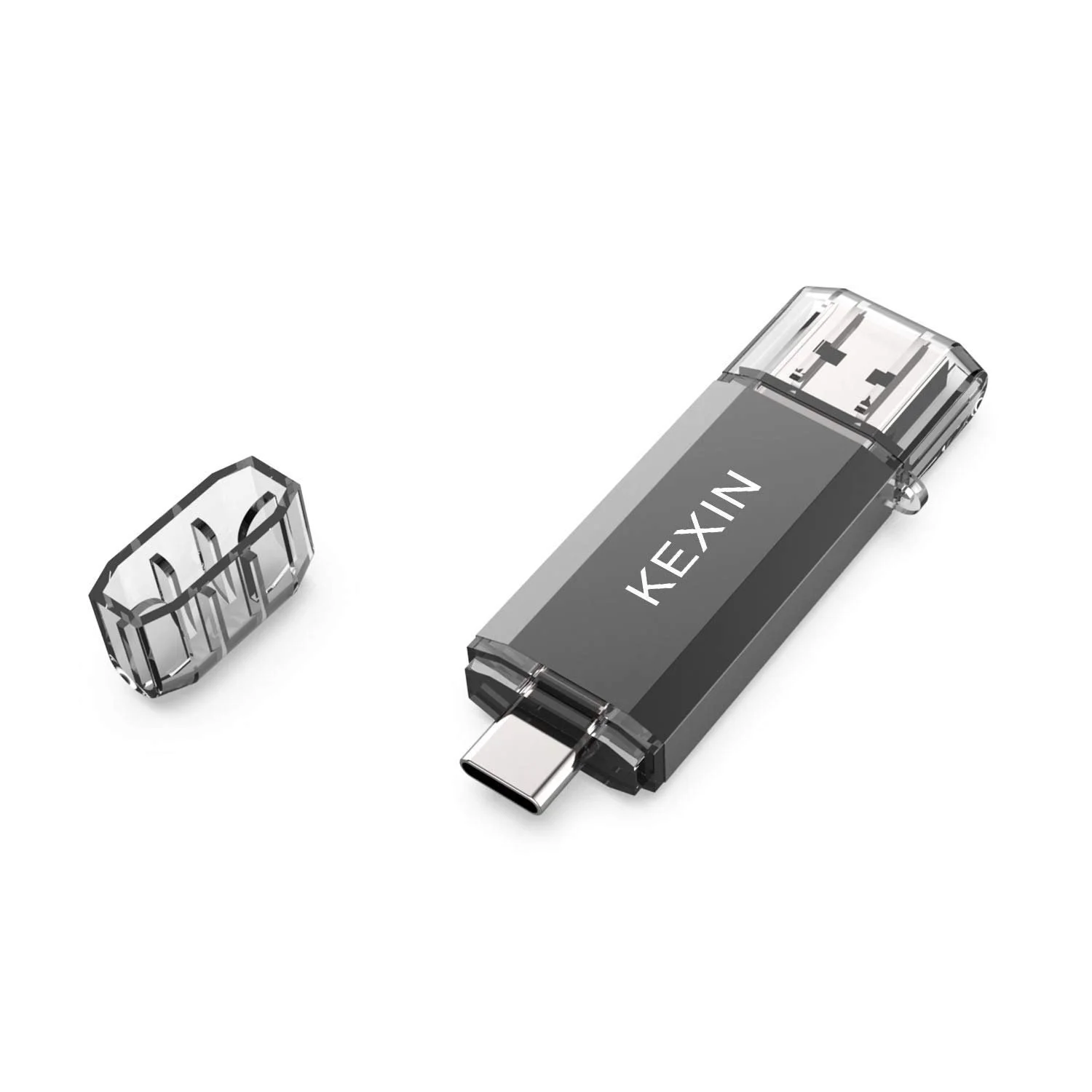 USB-флеш-накопичувач KEXIN 64 ГБ USB 3.0 Type-C/USB-A 110 МБ/с, фото №1 USB-флеш-накопичувач KEXIN 64 ГБ USB 3.0 Type-C/USB-A 110 МБ/с, фото №1