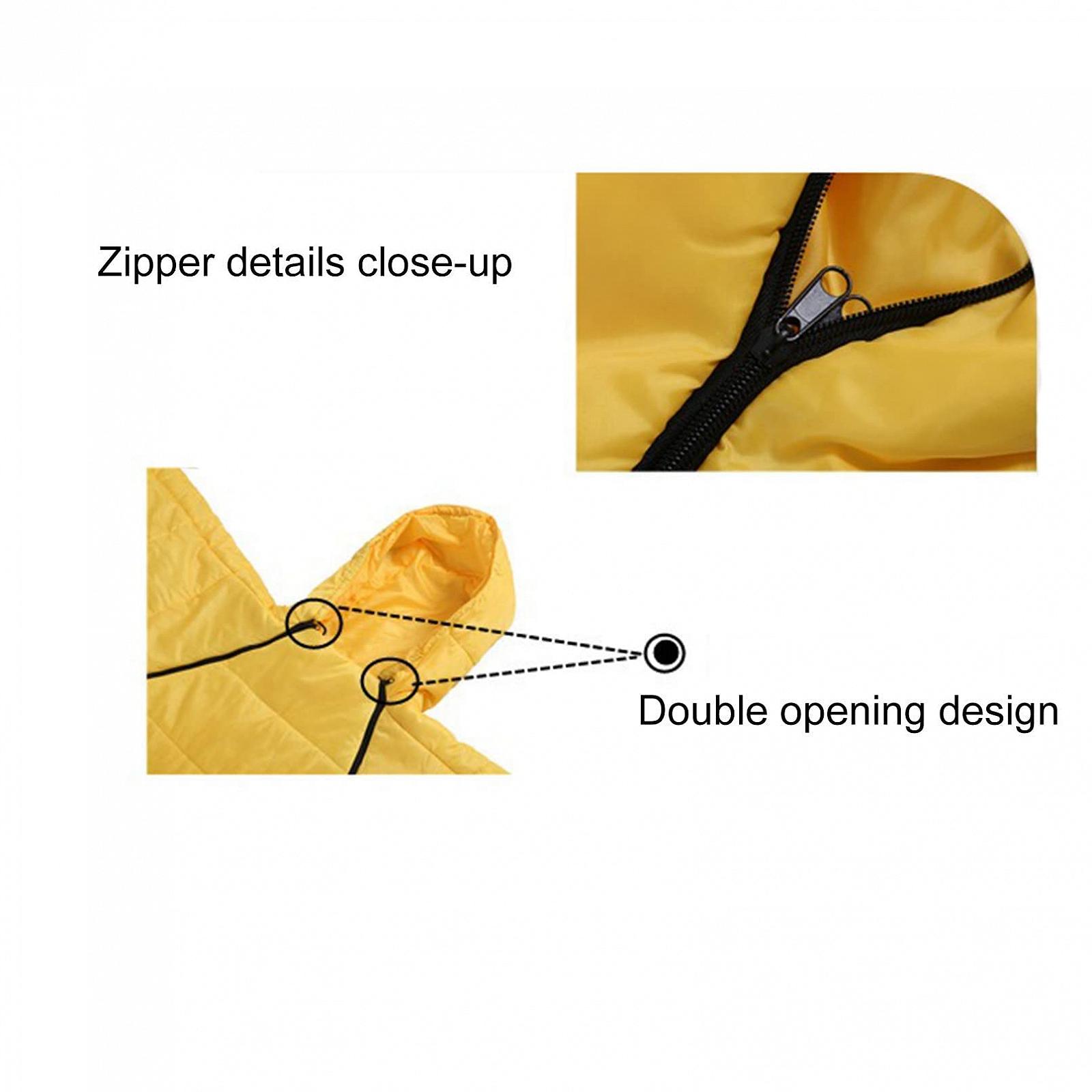 Спальный мешок MYVVKIA для взрослых для пеших походов, на улице, в помещении, путешествий, фото №3