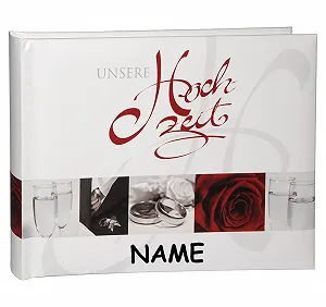 Свадебный Фотоальбом Маленький с именем 36 Фотографий Белый - Фото 1