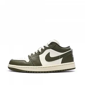 Кроссовки NIKE Air Jordan 1 Low Unisex Khaki - Фото 1