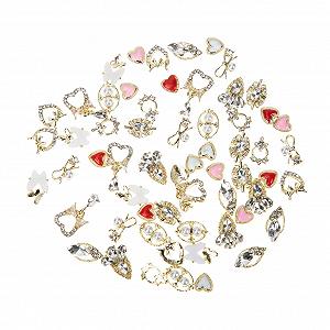 Прикраса для нігтів WOONEKY 60 шт. Кольорові - Фото 1