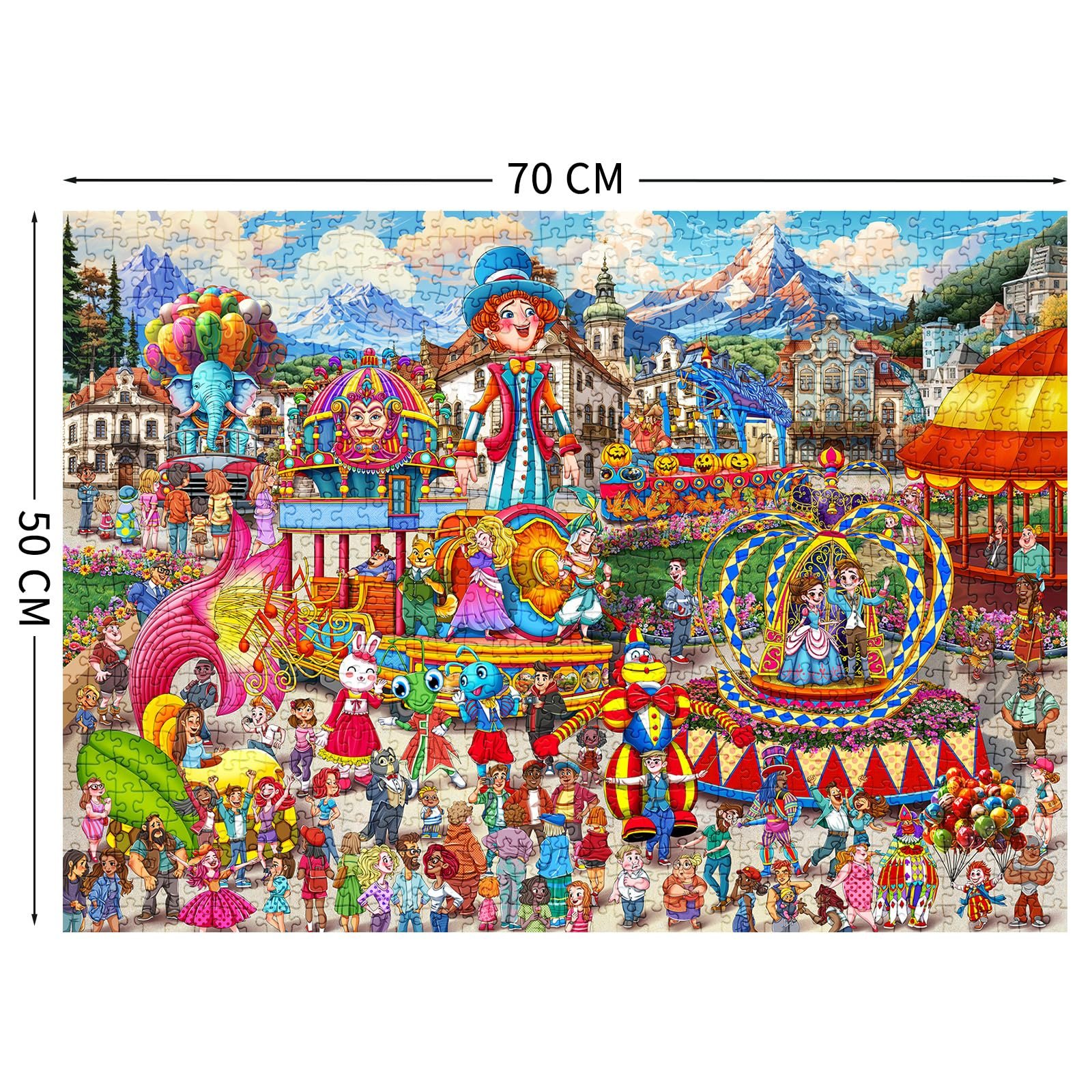 Пазл HUADADA Amusement Park Carnival 1000 деталей, фото №2