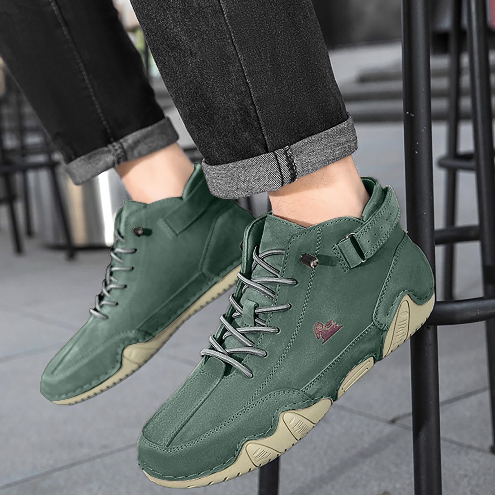 Ботинки Lvnsdknerse Barefoot Shoes мужские женские кожаные высокие альпака ковбойские итальянские водонепроницаемые тренировочные унисекс, фото №3