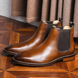 Челси DESAI Мужские Коричневые/Черные synthetic.ua - Фото 1