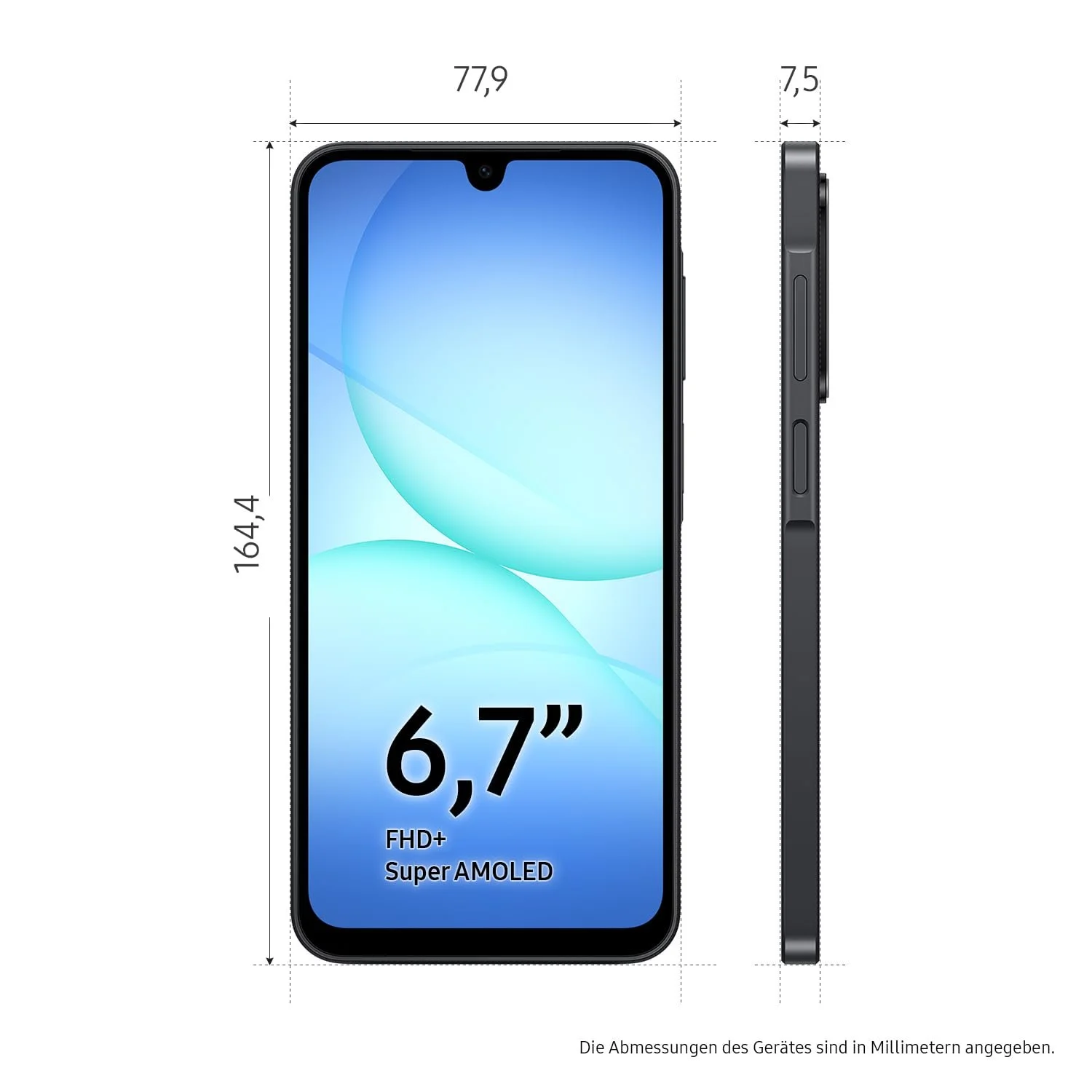 Смартфон Samsung Galaxy A17 5G AI Android Тонкая рамка 7.5 мм 50 MP камера 128 GB память 4 GB RAM 5000 mAh аккумулятор Черный, фото №3 Смартфон Samsung Galaxy A17 5G AI Android Тонкая рамка 7.5 мм 50 MP камера 128 GB память 4 GB RAM 5000 mAh аккумулятор Черный, фото №3