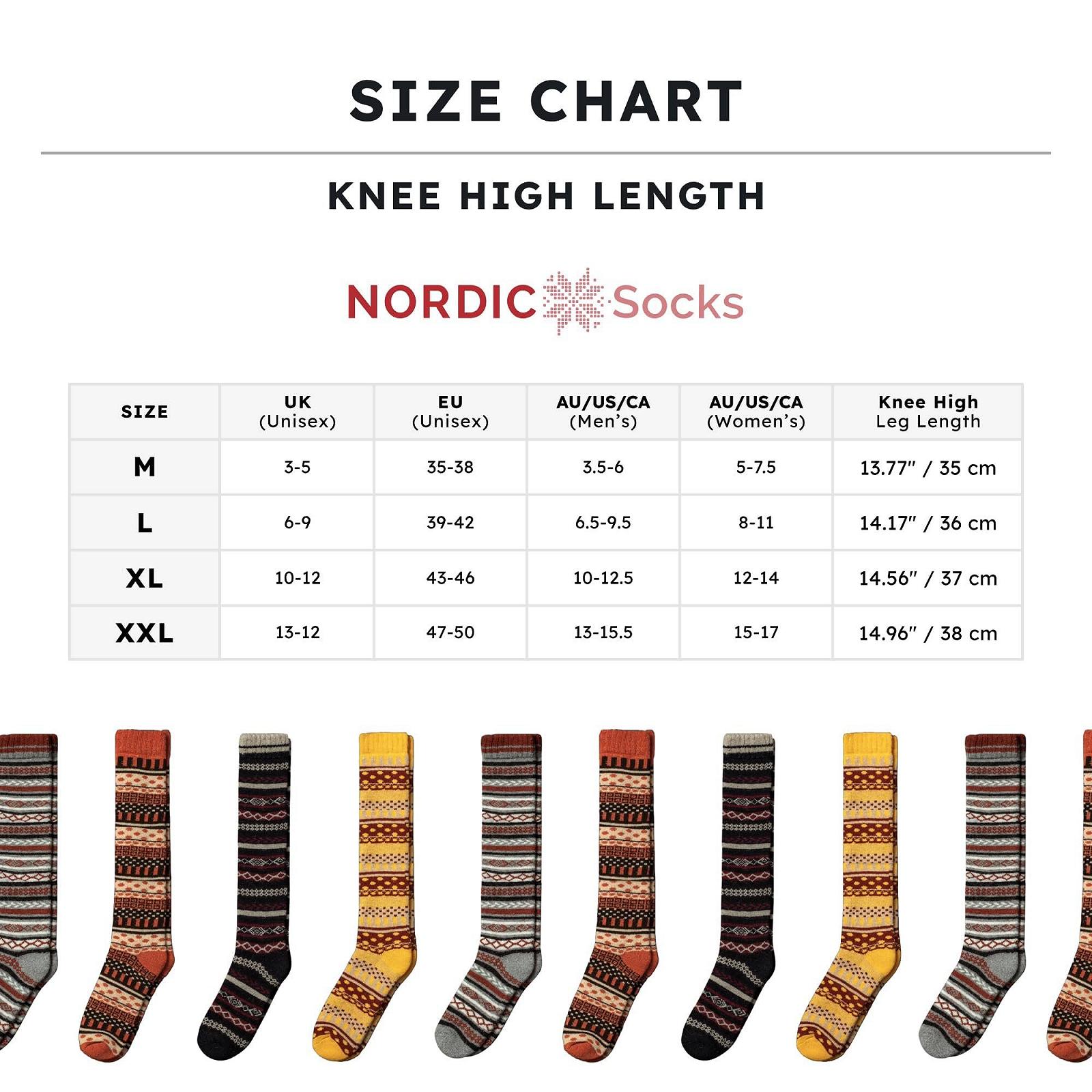 Носки NORDIC, 2 пары шерстяных носков до колен из мериноса для мужчин и женщин, теплые зимние носки, мягкие и удобные, фото №6