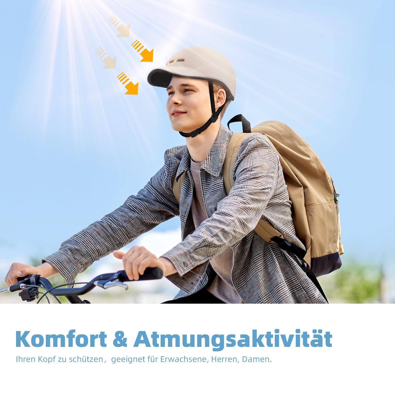 Шолом велосипедний KINGLEAD Urban Commuter 57-61 см, фото №6