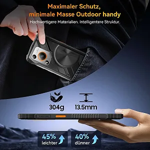 Смартфон OSCAL Marine 1 6.56 дюймов HD+ 90Hz 12GB+128GB/2TB TF 16Мп+8Мп Dual SIM Face ID GPS NFC IP68 IP69K synthetic.ua - Фото 1