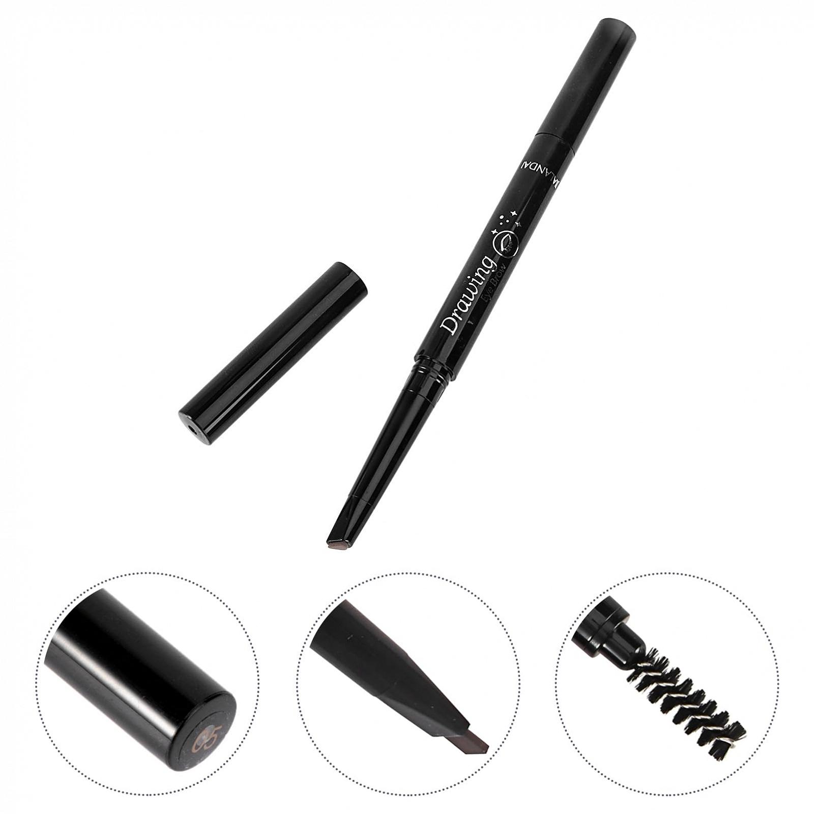 Кисть SOESFOUFU Bbrush Portable Augenbrauenstifte Rotieren Двусторонняя Шоколад Портативные Brushes, фото №3