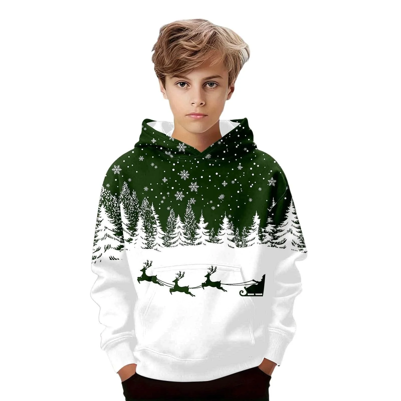 Пуловер для дівчат зимова флісова, фото №4