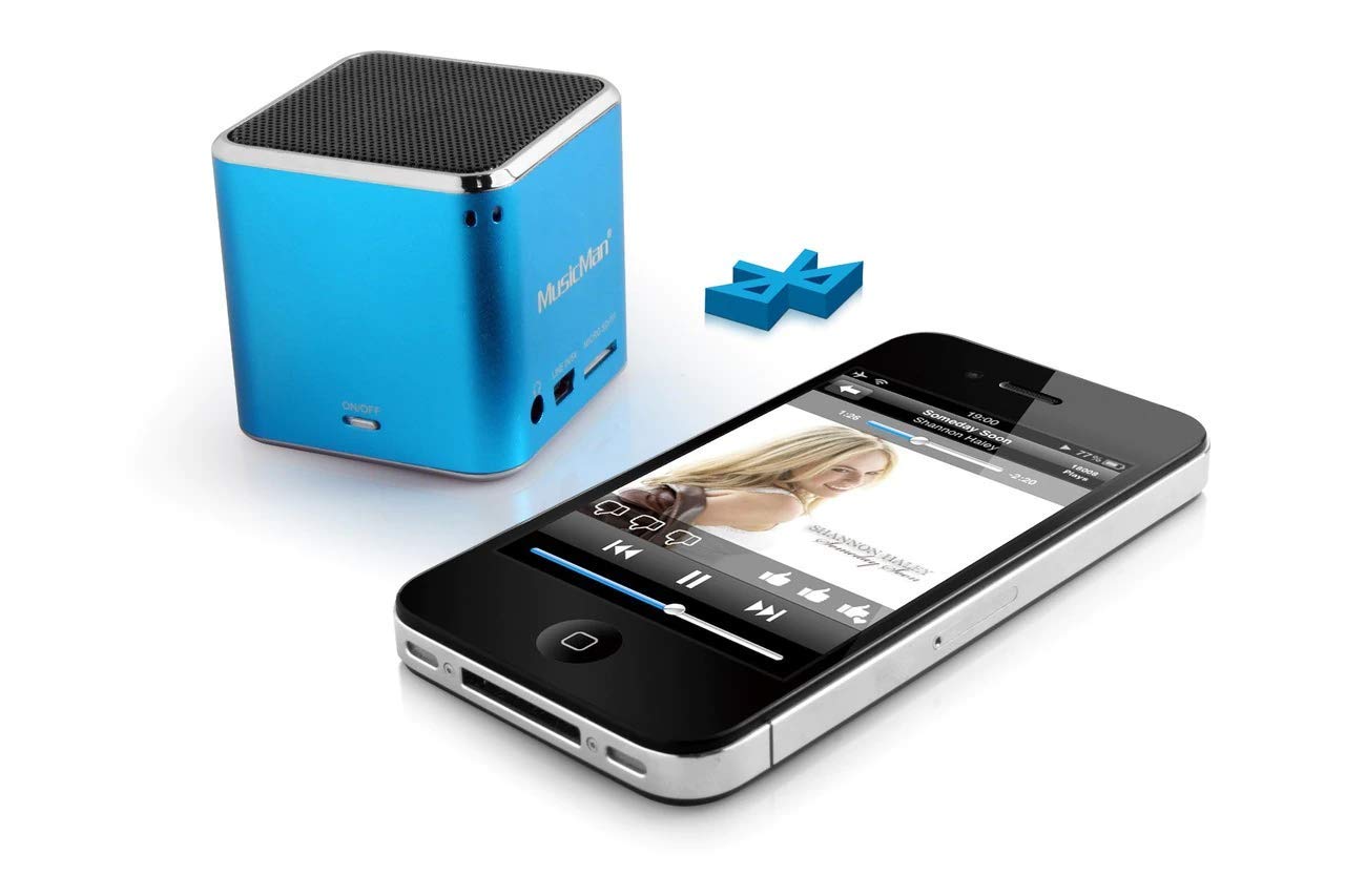 Портативна колонка Soundstation MusicMan BT-X2 Blue, фото №1