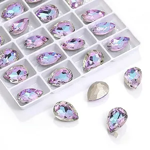 Стрази Усіх Розмірів Блискучі Перлини Яскравий 20 x 30 мм, 12 шт - Фото 1