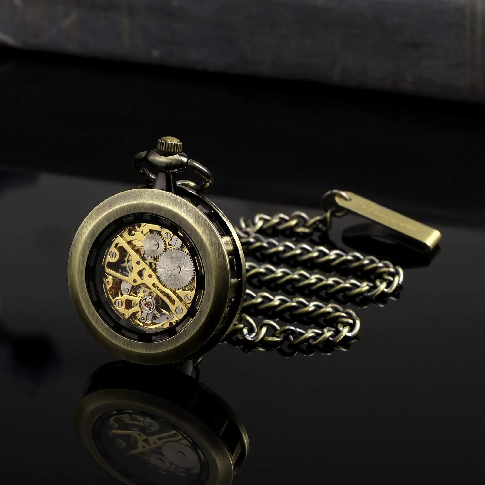 Кишеньковий годинник TREEWETO з ланцюжком, чоловічий, аналоговий, фото №6 Кишеньковий годинник TREEWETO з ланцюжком, чоловічий, аналоговий, фото №6