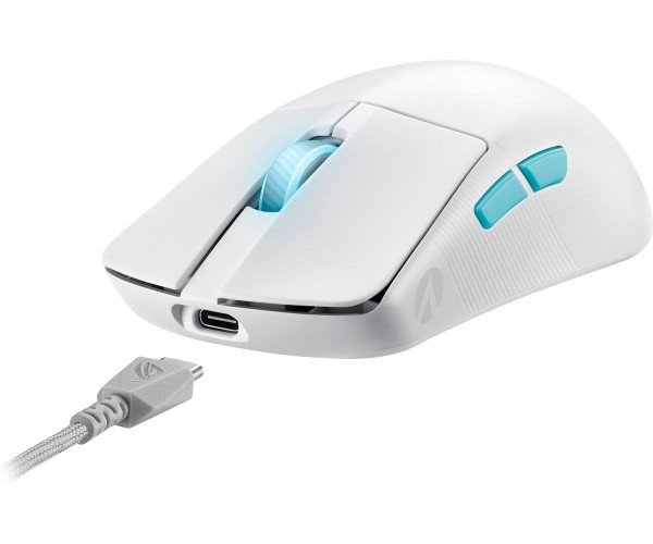 Миша бездротова Asus ROG Harpe Ace Aim Lab Edition White (90MP02W0-BMUA10), фото №5