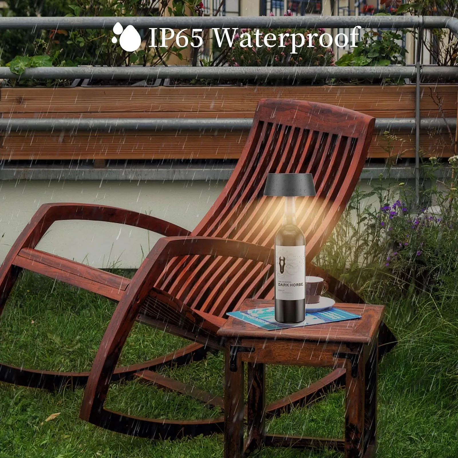 Настільна лампа Aipsun Dimmable LED Battery IP54 5000 mAh Metal Pack of 2 Anthracite, фото №6