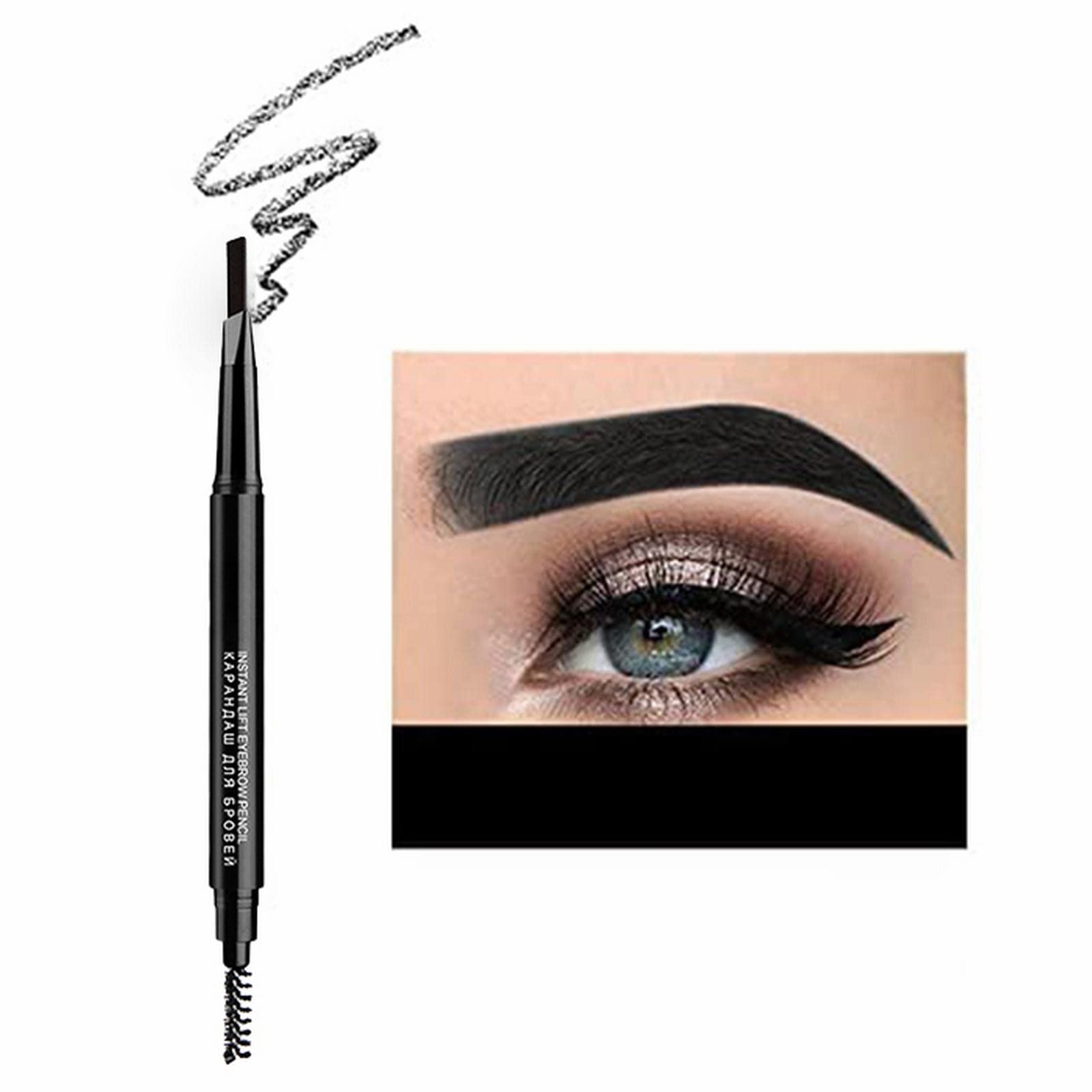 Двусторонний автоматический карандаш для бровей T23R713 3 г, фото №5 Двусторонний автоматический карандаш для бровей T23R713 3 г, фото №5