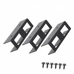 Подставка для ноутбука Под стол Carbonstahl Органайзер для ноутбука/планшета Черный - Фото 1