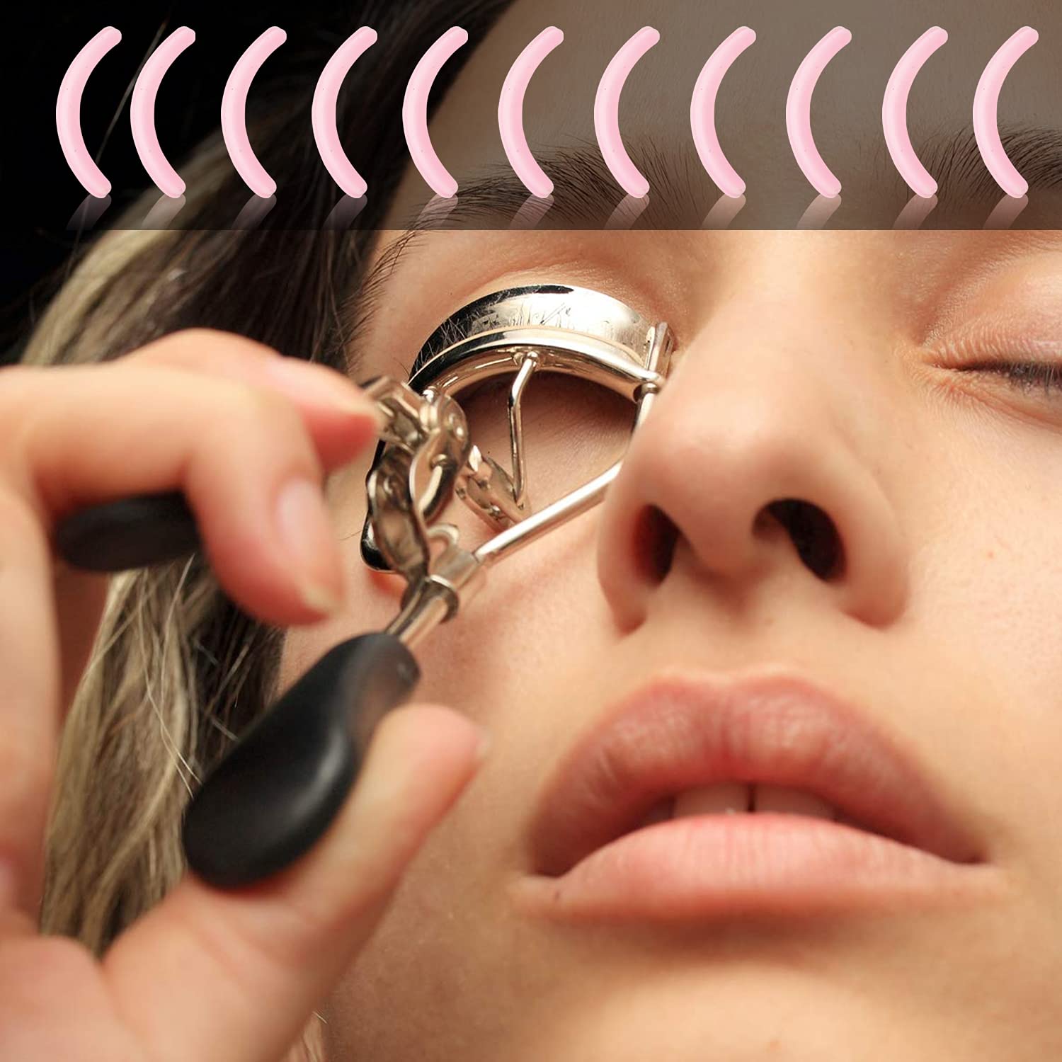 Накладки LEBQ Eyelash Curler Pads Силіконові Гумові Рожевий, фото №7
