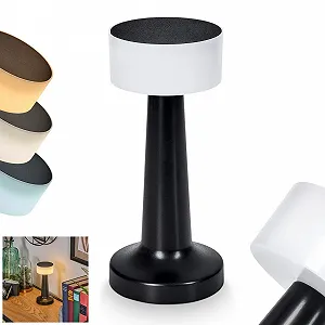 Світлодіодна настільна лампа Gallboda акумуляторна 1 Вт 100 лм USB-C чорна/біла - Фото 1