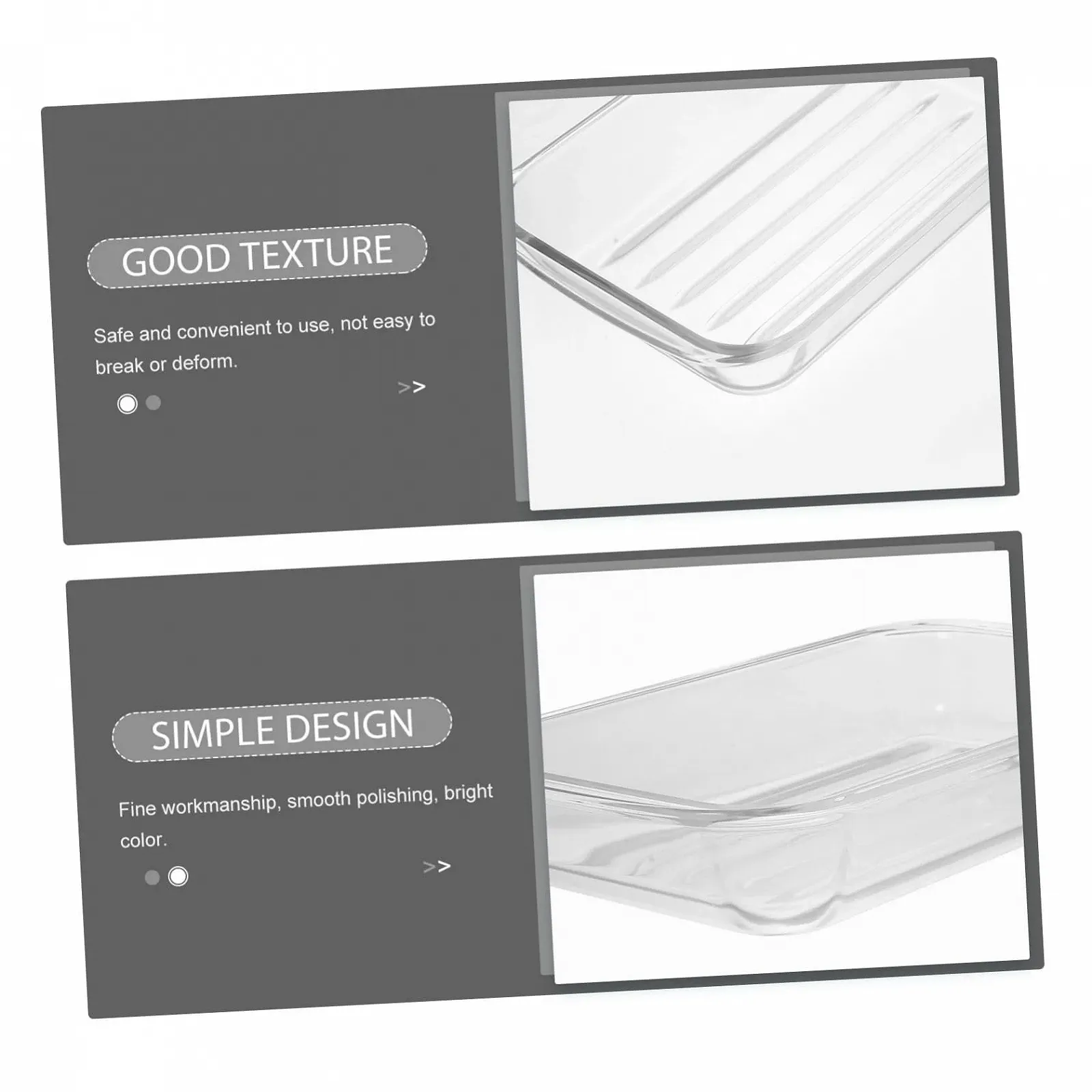 Форма для запекания стеклянная прямоугольная термостойкая из закаленного стекла для духовки и микроволновой печи, фото №7