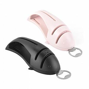 Точилка для ножей ABOOFAN многофункциональная с открывалкой Pink - Фото 1