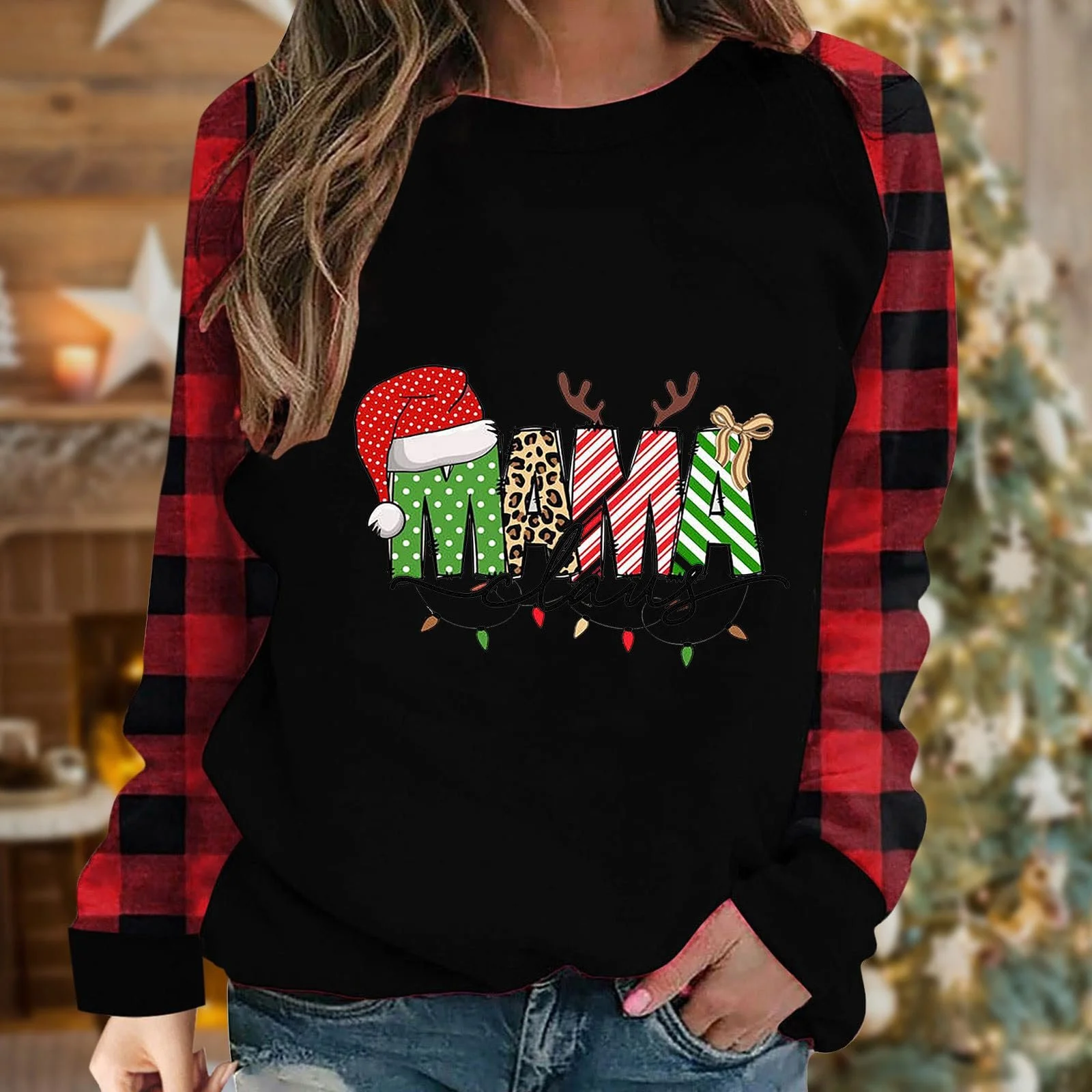 Жіночий Різдвяний Джемпер Елегантний, фото №2 Жіночий Різдвяний Джемпер Елегантний, фото №2