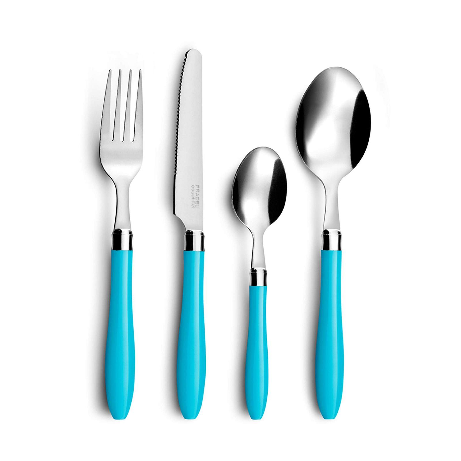 Набор столовых приборов Amefa Reglisse 7437501 Нержавеющая сталь 16 штук Бирюзовый, фото №2 Набор столовых приборов Amefa Reglisse 7437501 Нержавеющая сталь 16 штук Бирюзовый, фото №2