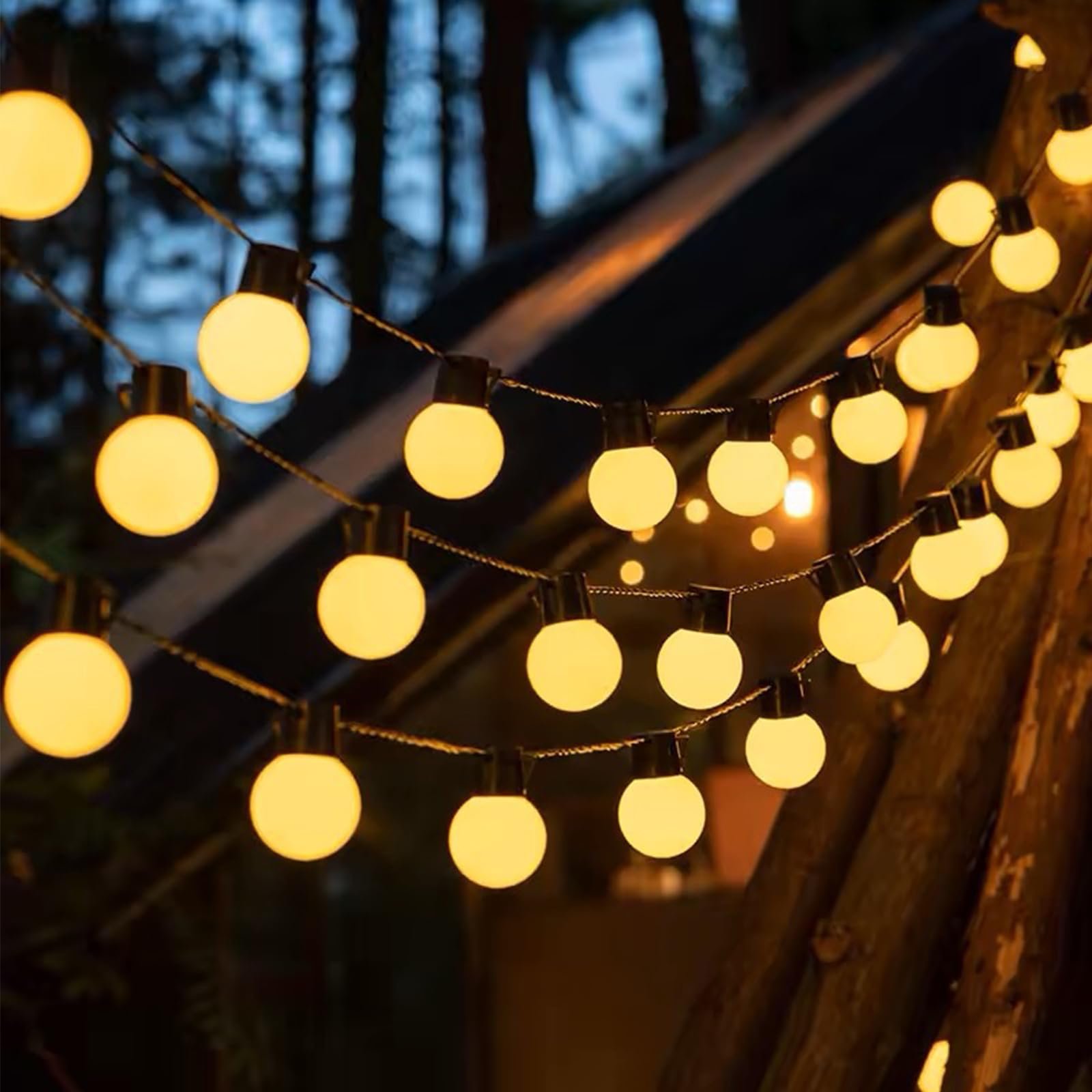 Гірлянда ENLACE Кулі 2,5 м, 10 LED Теплий Білий, фото №1