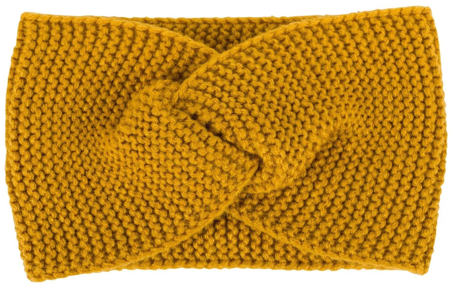 Пов'язка на голову В'язана styleBREAKER 04026054 з вузлами, часниковий візерунок, зимова, фото №1