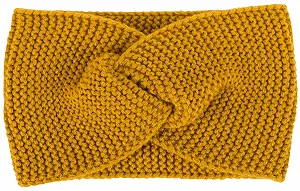 Повязка на голову Вязаная styleBREAKER 04026054 с узлами, чесночный узор, зимняя - Фото 1