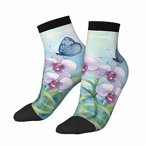 Шкарпетки Квітка Орхідея, One Size synthetic.ua - Фото 1