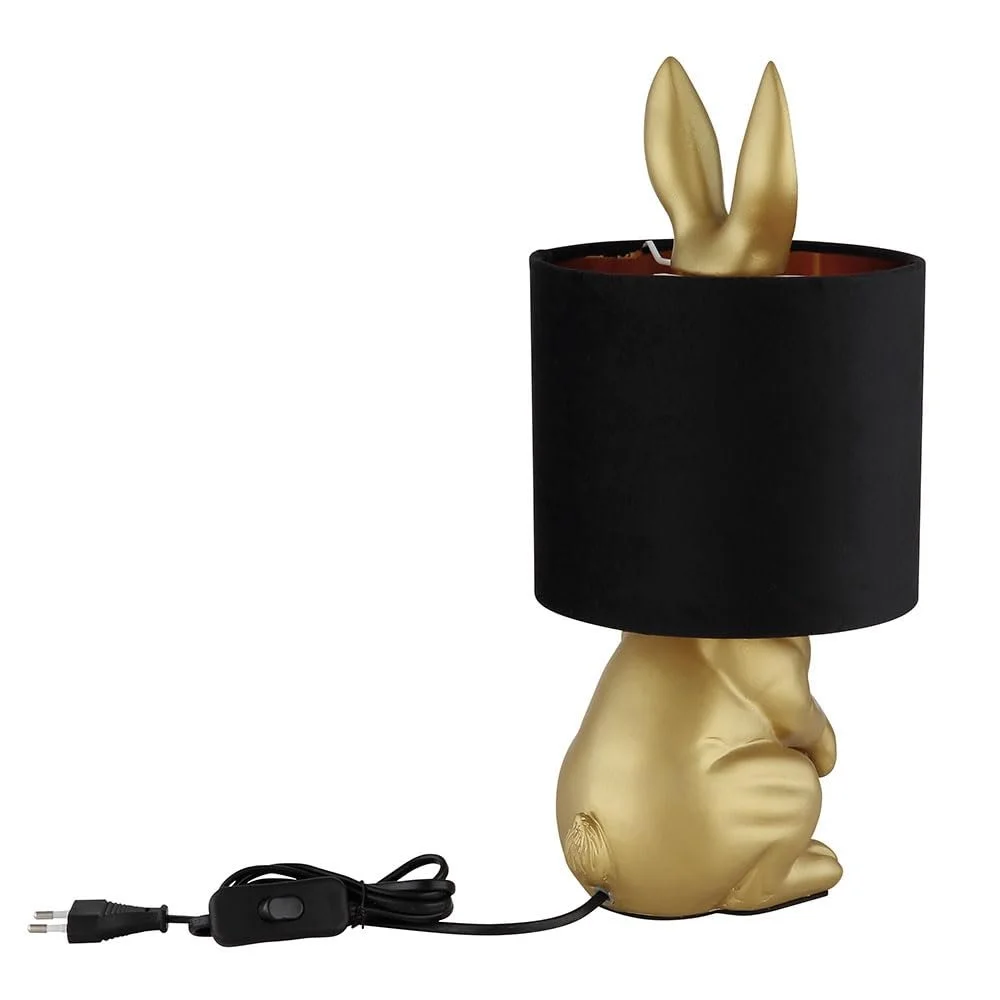 Настольная лампа GLOBO LIGHTING Rabbit Design 1x E27 18 x 41 см Золотой, фото №8